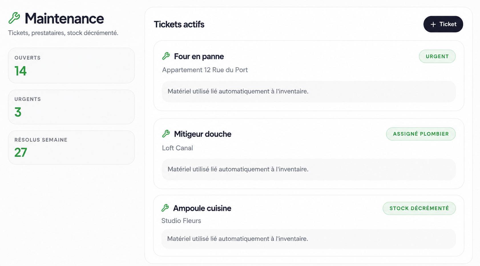 Maintenance connectée à Klok